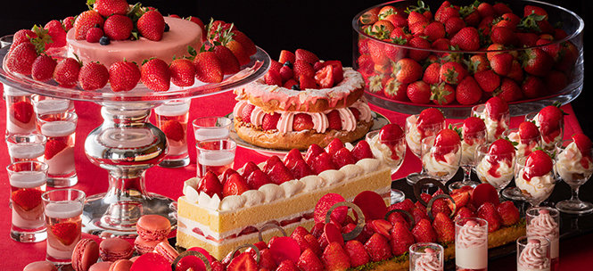 木曜限定 いちごを楽しむデザートブッフェ いちごジャーニー Feat あまおう At カフェトスカ カフェ トスカ 横浜ベイホテル東急 みなとみらい のレストラン