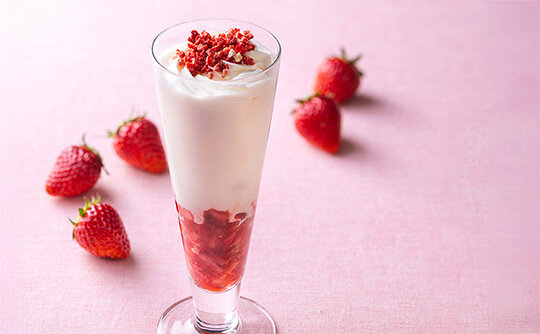 混ぜて楽しむ「いちごミルク」（2026年3月1日(日)より）イメージ