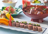 【夏季限定】黒毛和牛 厚切りステーキとうなぎごはん「黒鉄（くろがね）」