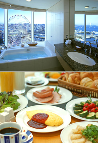 ラグジュアリー宿泊プラン 選べる朝食付き ネット予約限定 横浜ベイホテル東急 みなとみらいの感動夜景