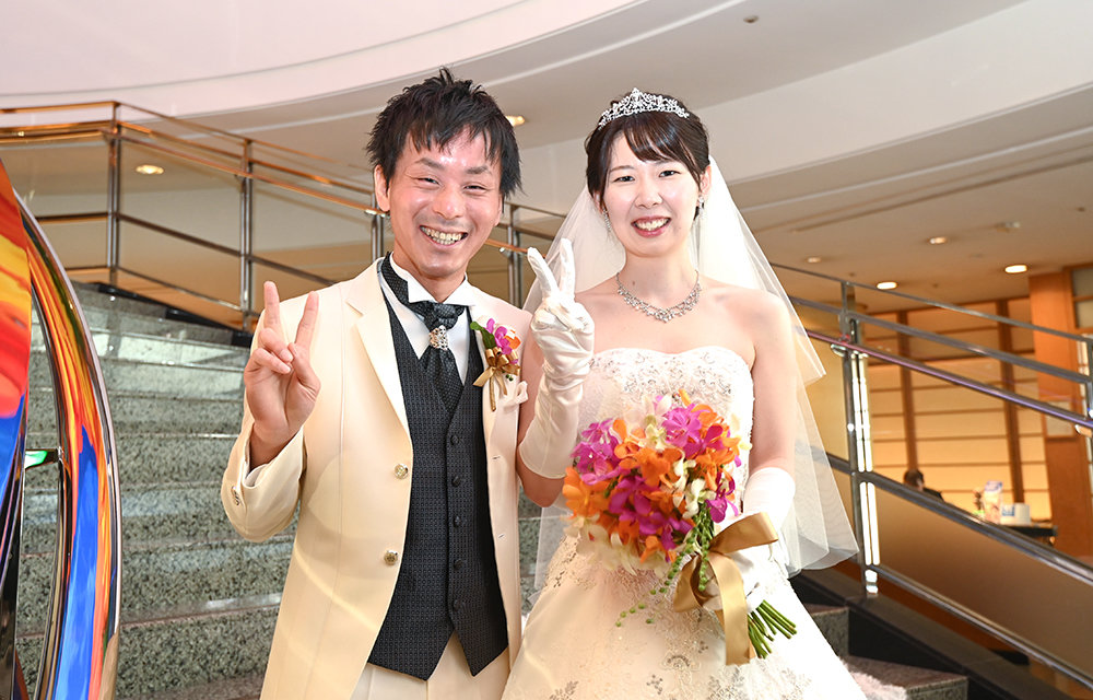 感動 結婚式レポート 清水 絢也 様 晴香 様 ご夫妻 横浜 みなとみらいの結婚式場 ウェディング 横浜ベイホテル東急